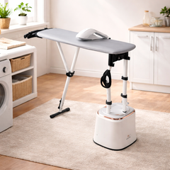 Garment Steamer with Board SF2320 SB – Powerful Vertical Steam Iron with Integrated Ironing Board - Habitt