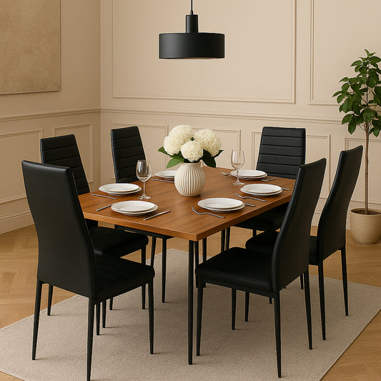 Gravel 6 Person Dining Table 4068 - Habitt