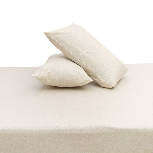 Sandstone Double Bed Sheet 96x102" Percale - Habitt