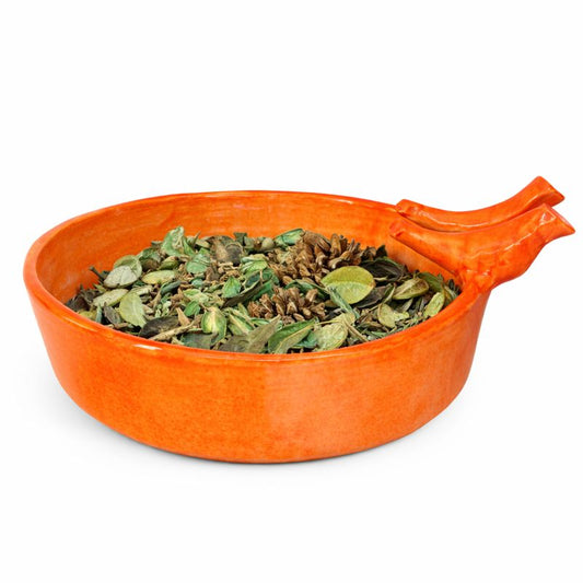 Bird Feeder Bowl – Medium Ceramic | Handcrafted Outdoor Feeding Bowl - Habitt