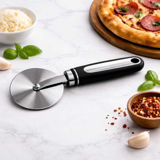 Pizza Cutter – Stainless Steel Wheel Pizza Slicer