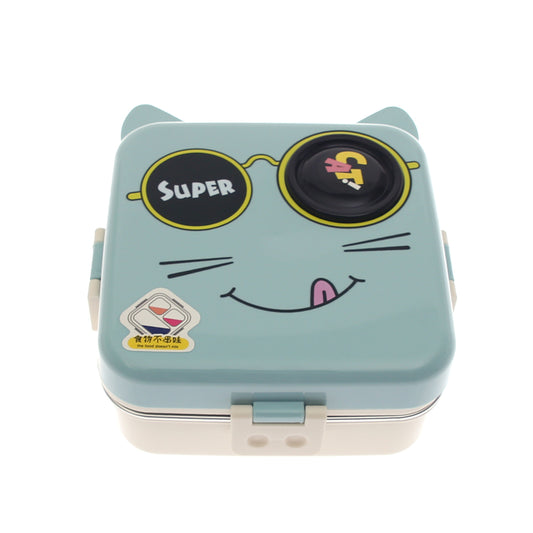 Laxon Steel Lunch Box – Cute, Compact & Leak-Proof - Habitt