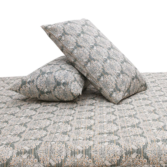 Pecan Brown Double Quilt Cover 90x96" - Habitt