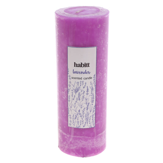 Lavendor Pillar Candle 2x6" - Habitt