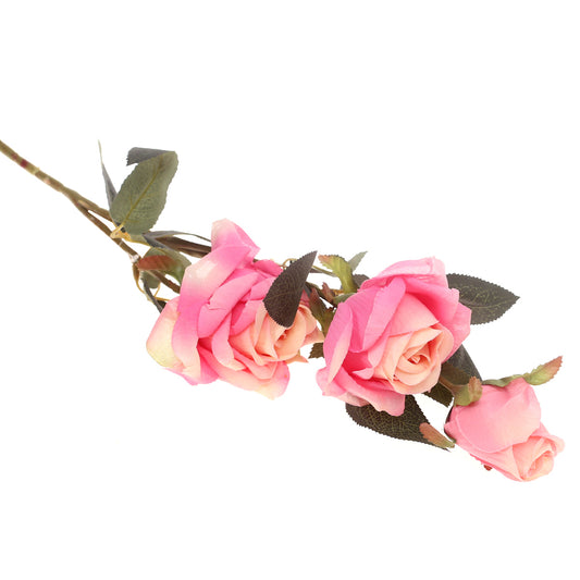 Rose Flower Stick Pink 35 Inch Hight SX-008 - Habitt