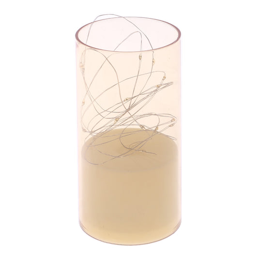 LED CANDLE L Golden 6 Inch Height FY-13 - Habitt