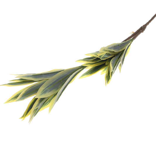 Artificial Green Dracaena Leaf Spray Stick – Lifelike Faux Tropical Foliage Stem for Home Décor & Arrangements (NGI FI8206) - Habitt
