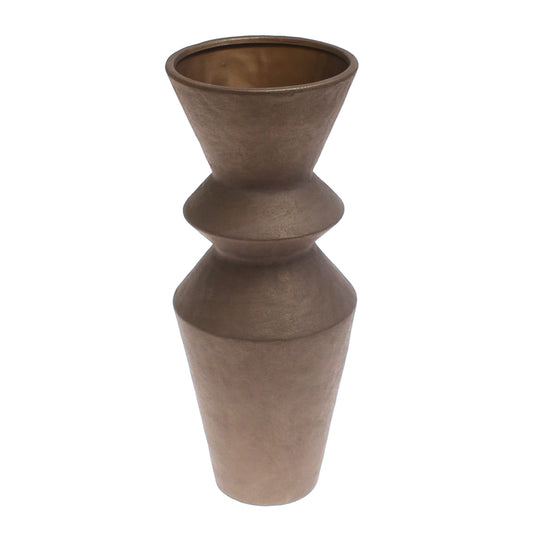 Cortina Ceramic Brown Vase XL | Modern Home Décor Pakistan | Extra Large Statement Piece - Habitt