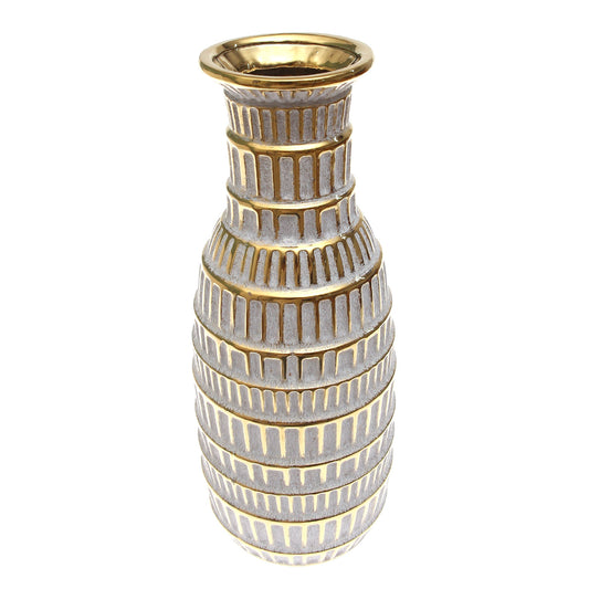 Grey Vase & Gold Box Design – Large - Habitt
