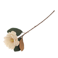 Yulan Magnolia Artificial Flower Stem – White - Habitt