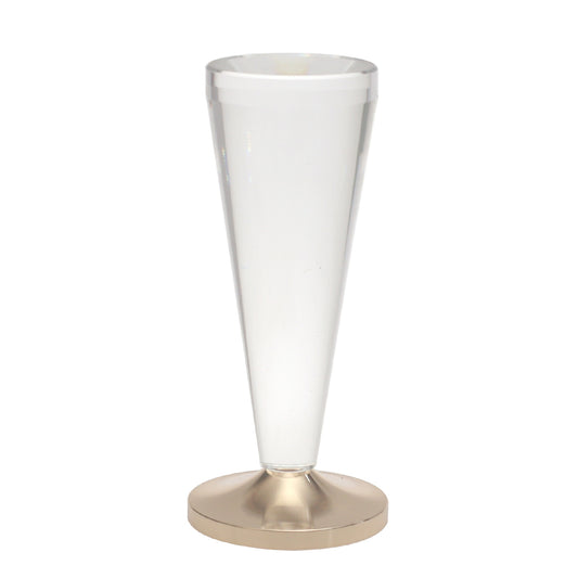 Medium Gold Candle Stand – 6.5 Inch Elegant Decorative Candle Holder - Habitt