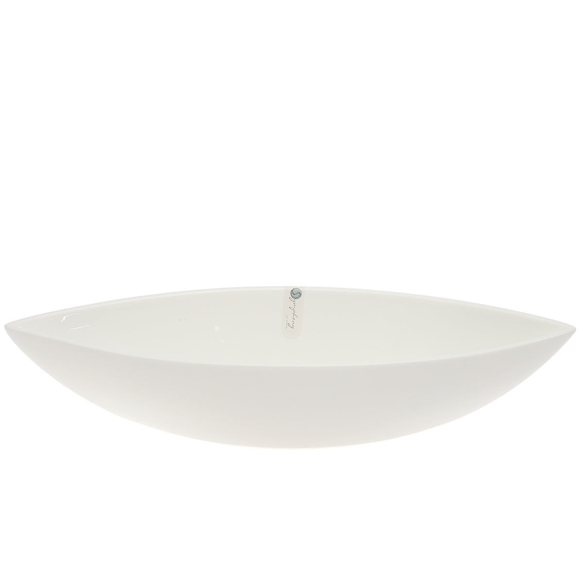 44 cm Oval Symphony Bowl – Elegant White Serving Bowl - Habitt