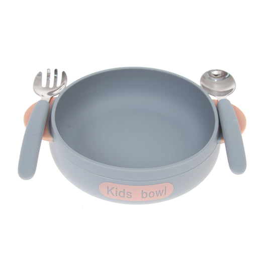 Kids Bowl Gray 6.5 X 1.5 X 8.5 Inch AS-010 - Habitt