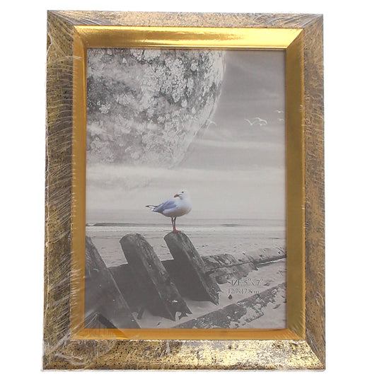 Photo Frame M Gold – YSBL-014 (6.5 × 1.5 × 8.5 Inch) - Habitt