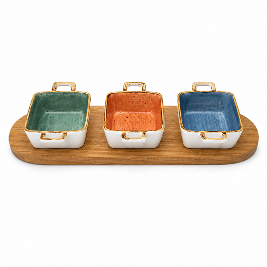 Dessert 4 Piece Set – 4.75" Dish