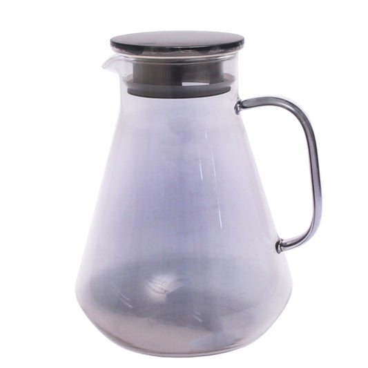 Smoke Glass Jug with Stainless Steel Lid – GPH78HS - Habitt