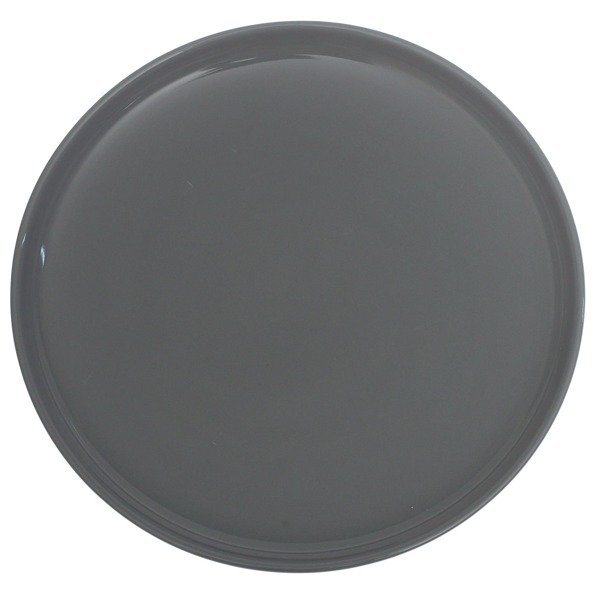 Black & Grey Dinner Plate – 10 Inch Food-Safe Plate - Habitt