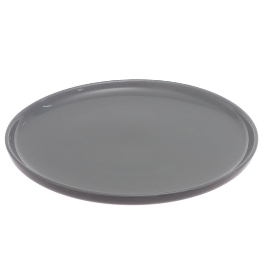 Black & Grey Dinner Plate – 10 Inch Food-Safe Plate - Habitt