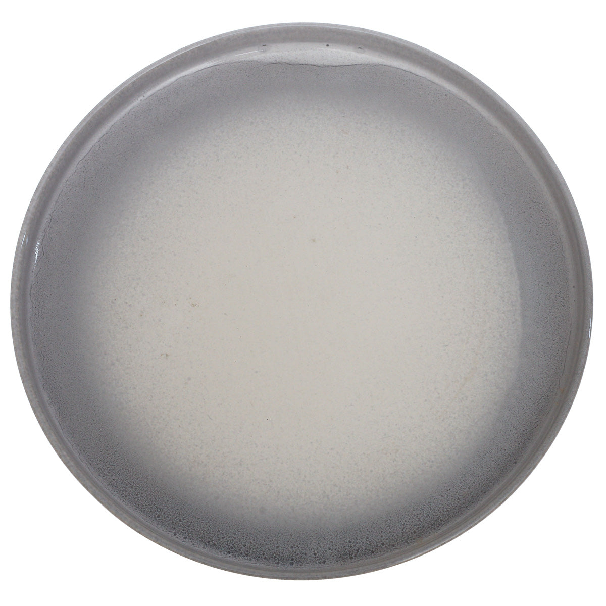 Grey & White Dinner Plate – 11 Inch Food-Safe Plate - Habitt