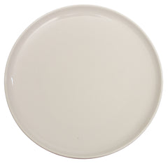 Maroon & White Dinner Plate – 10 Inch Food-Safe Plate - Habitt