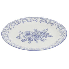 Blue & White Floral Quarter Plate 8 Inch – Classic Ceramic Side Plate - Habitt