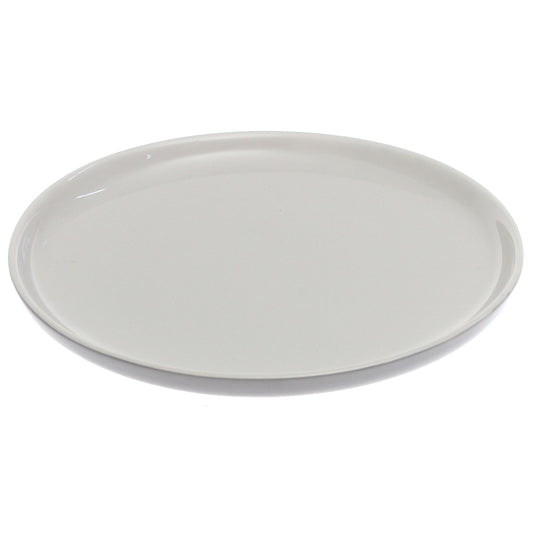 Light Grey & Grey Ceramic Quarter Plate 7.5 Inch – Minimalist Two-Tone Side Plate - Habitt