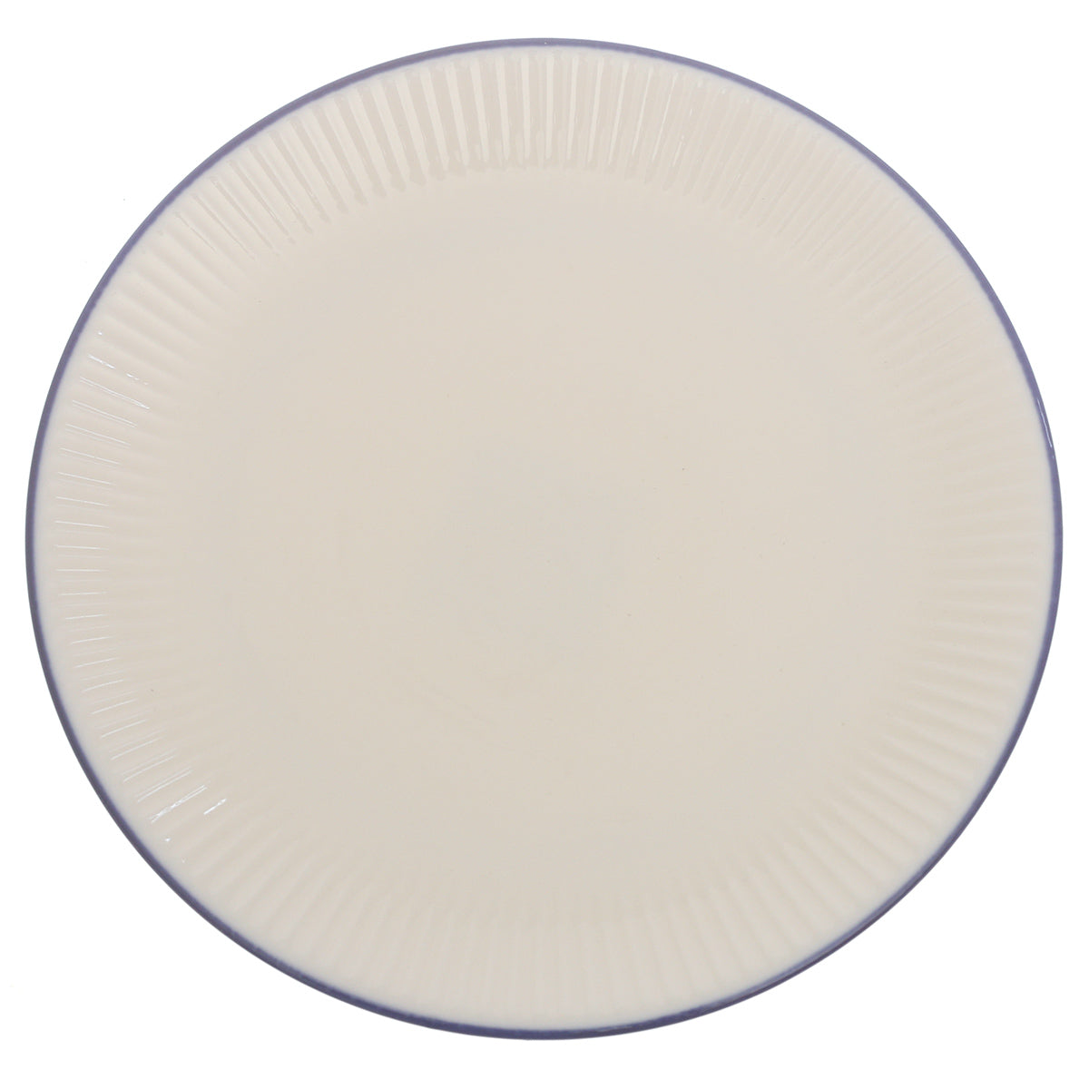Quarter Plate – White Ceramic Plate | 8 Inch - Habitt