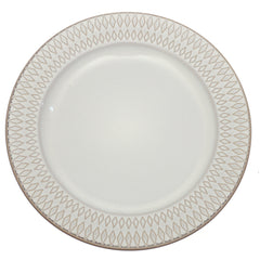 White Ceramic Quarter Plate 8 Inch - Habitt