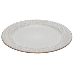 White Ceramic Quarter Plate 8 Inch - Habitt