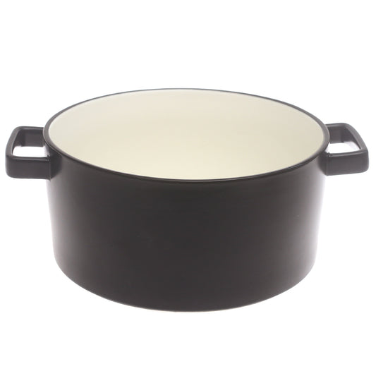 Serving Casserole Black 9 Inch – Ceramic Casserole with Handles - Habitt