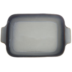 Blue & White Ceramic Serving Dish – 8 x 10 Inch Rectangular Baking & Serving Dish - Habitt