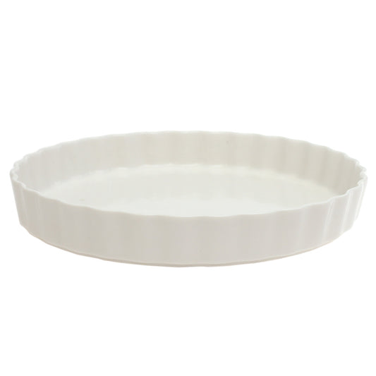 Platter White 11 Inch – Classic Ceramic Serving Platter - Habitt