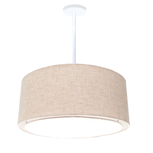 Hanging Drum Ceiling Light – Mocha - Habitt