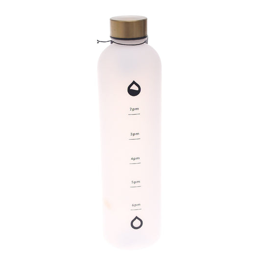 Plastic Water Bottle with Time Marker – 32-10 - Habitt