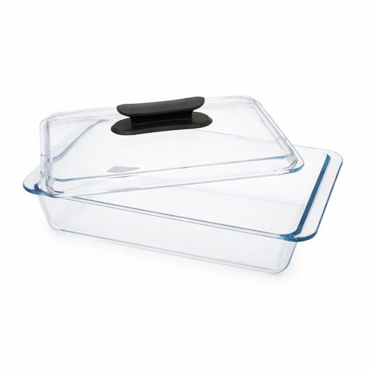 Glass Fresh Keeping Box 1.7L – Airtight Food Storage Container for Kitchen & Refrigerator - Habitt