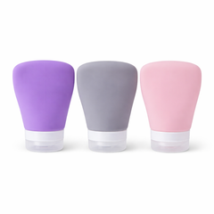 Silicone Mini Travel Bottle – 3PC Set - Habitt