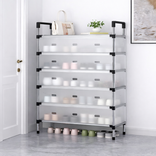 Shoe Organizer – Stackable Shoe Storage Rack - Habitt