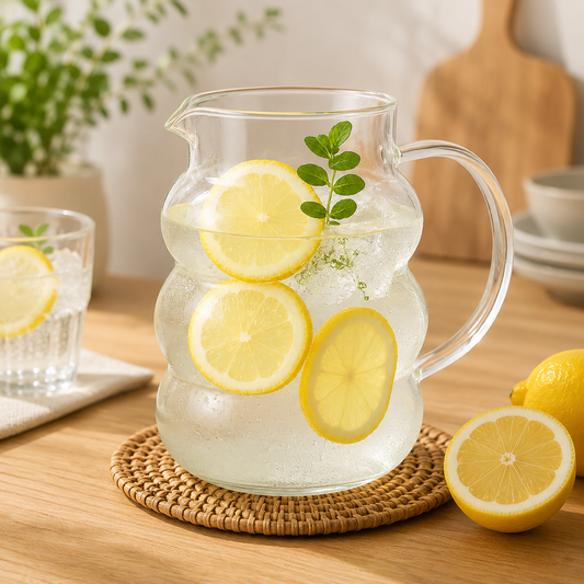 Glass Wave Sipper Mug – 420ml