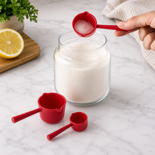 3-Piece Measuring Spoons Set – Durable, Easy-Pour Kitchen Measuring Tools for Baking & Cooking
