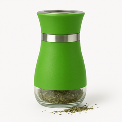 1Pc Stainless Steel Salt & Spice Storage Jar – Vibrant Color (JLG-18, Single Piece) - Habitt