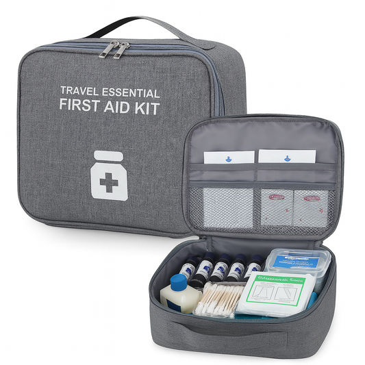 Portable First Aid Medicine Storage Bag – Travel Emergency Organizer - Habitt