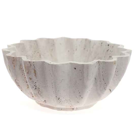 FLUTED BOWL 12X12X5(No Polish) - Habitt