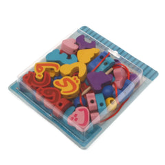 Wooden Arabic Alphabet Lacing Beads Set – Montessori Fine Motor Learning Toy for Toddlers & Preschoolers - Habitt
