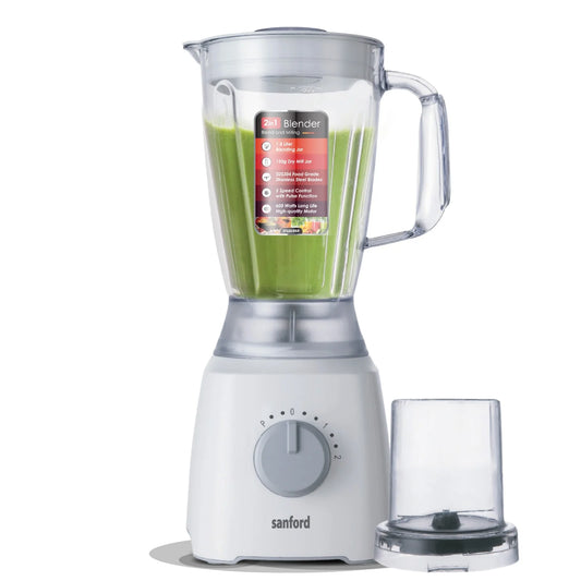 SANFORD BLENDER 2IN1 PLASTIC SF6808BR - Habitt