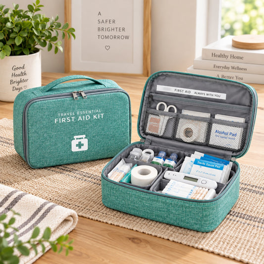Portable First Aid Medicine Storage Bag – Travel Emergency Organizer
