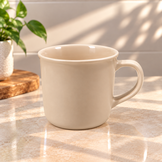 Pastel Ceramic Coffee Mug with White Handle – Minimalist Tea & Coffee Cup