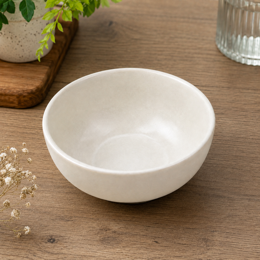 4.75-Inch Bowl – Minimal Off-White Serving Bowl
