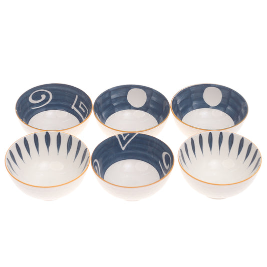 6 Pcs Ceramic Bowl Set – JPY-01 - Habitt