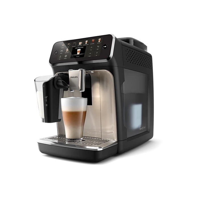 Philips Series 5500 Fully Automatic Espresso Machine with LatteGo & Silent Brew – 20 Coffee Recipes (EP5547/90) - Habitt