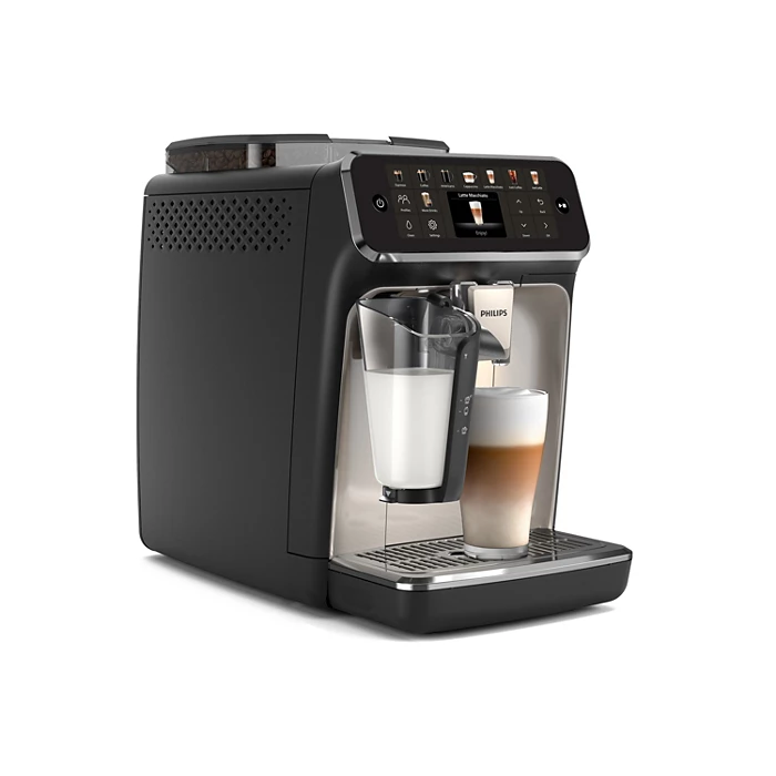 Philips Series 5500 Fully Automatic Espresso Machine with LatteGo & Silent Brew – 20 Coffee Recipes (EP5547/90) - Habitt